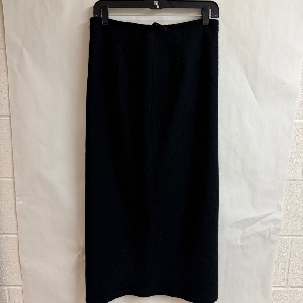Geiger Collections VTG Womens Black Wool Midi Skirt Size 38 Made‎ in Austria